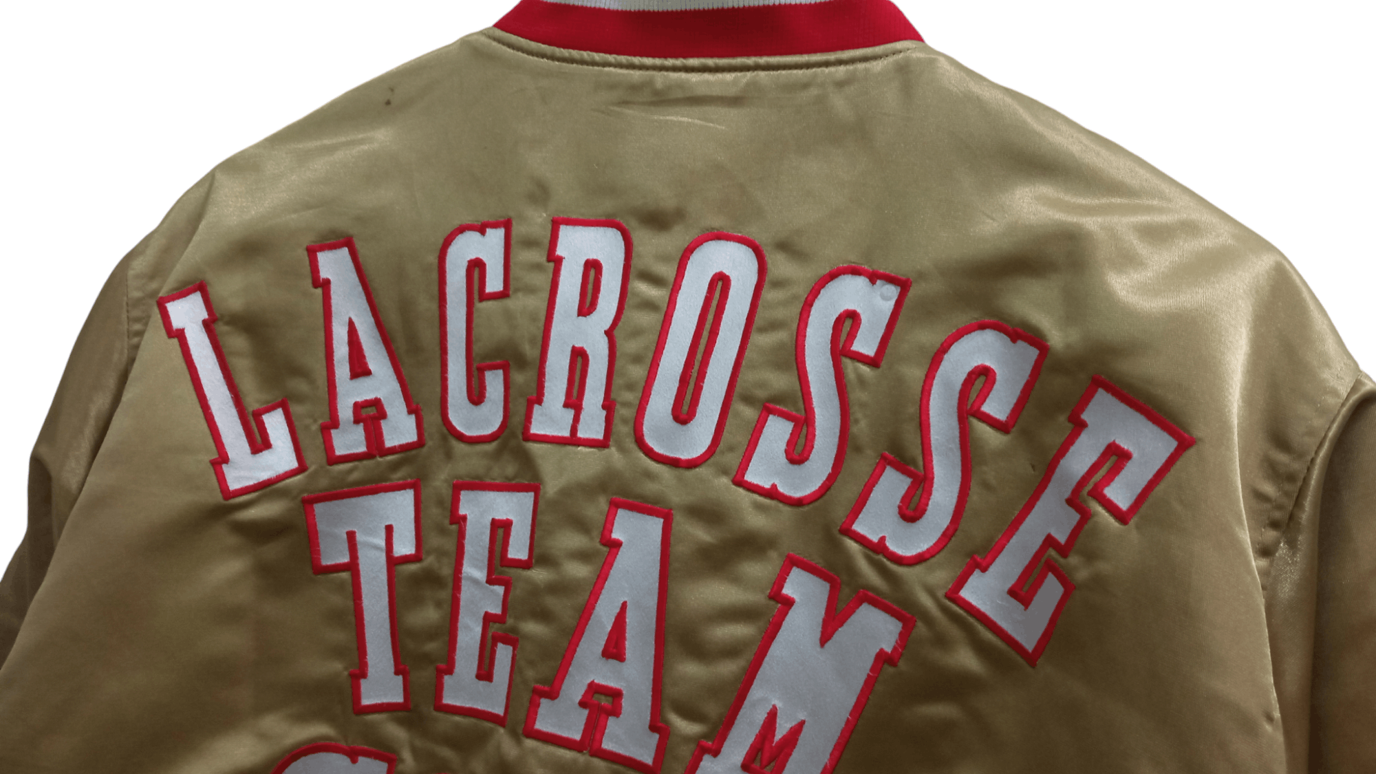 Vintage 🔥🔥Vintage 90s QB Club Lacrosse Team SGWC Varsity Jacket Size US L / EU 52-54 / 3 - 22 Thumbnail