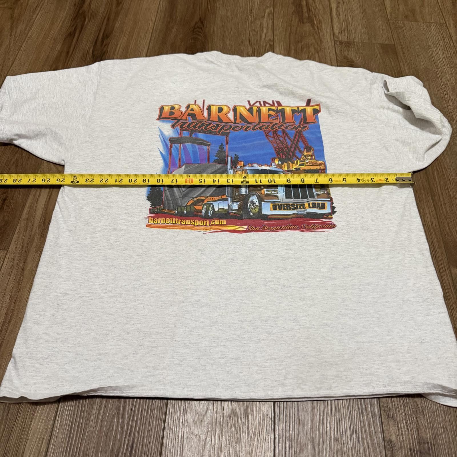 Other Vintage Barnett Transportation Trucker Pocket Shirt 90s Y2K Size US XXL / EU 58 / 5 - 7 Thumbnail