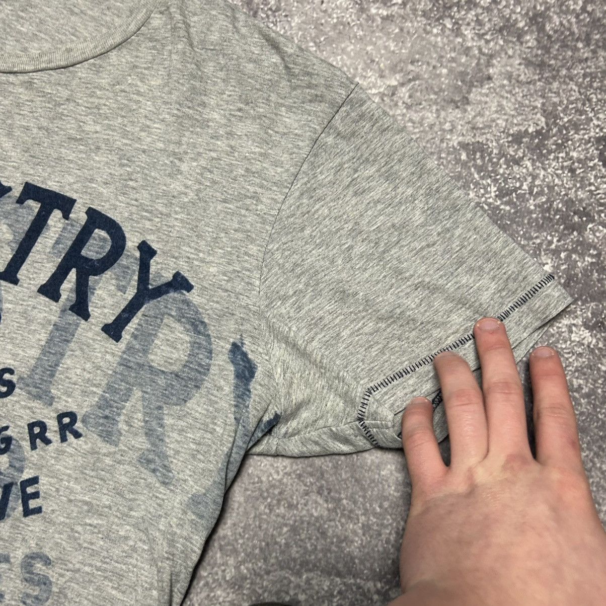 Diesel Deaigner Diesel Indusrty big graphic logo y2k streetwear tee Size US M / EU 48-50 / 2 - 7 Thumbnail