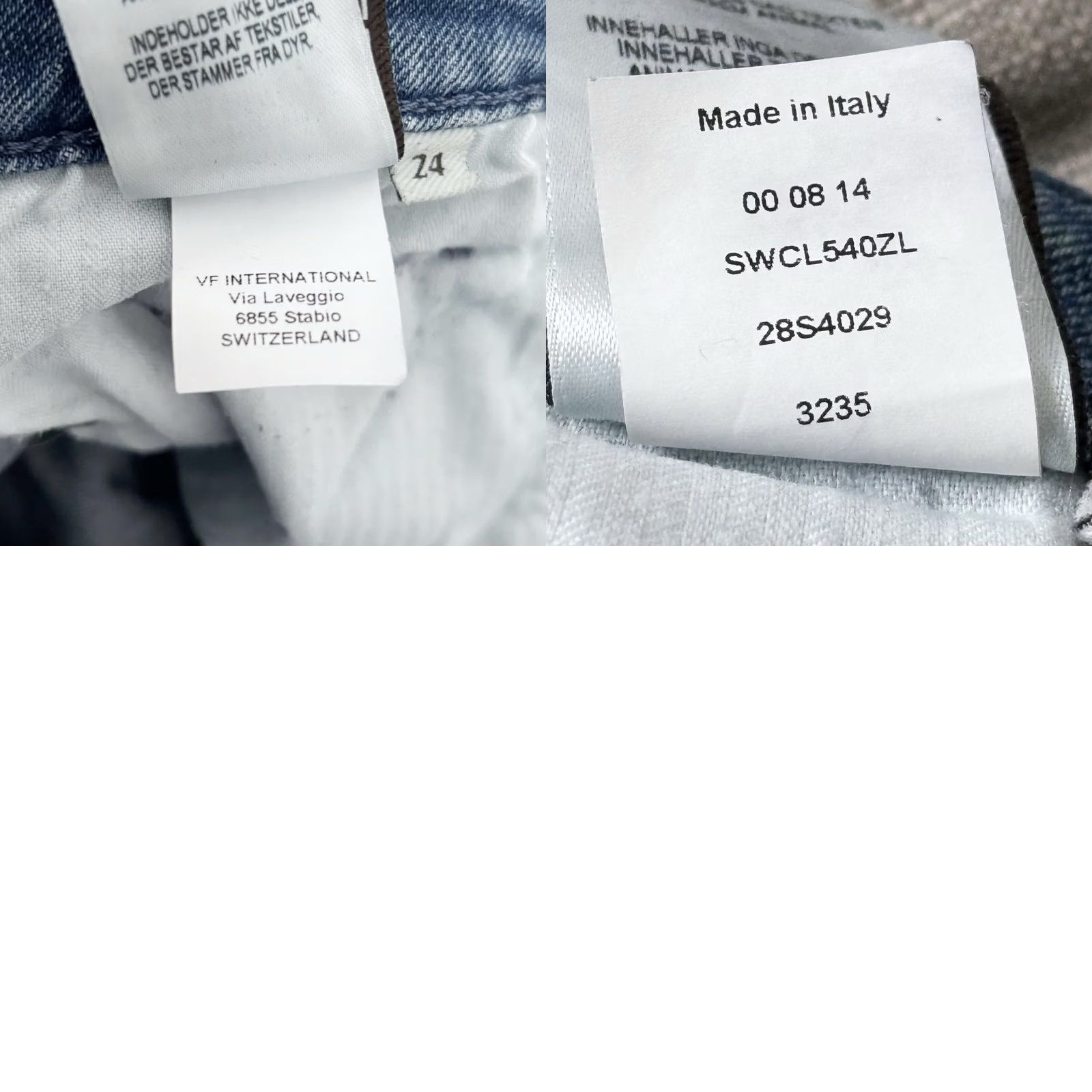 7 For All Mankind 7 For All Mankind Blue Distressed Jeans - W24/L31 Womens Size - Italy Denim - Slim Fit Size 42" / US 20 - 9 Thumbnail
