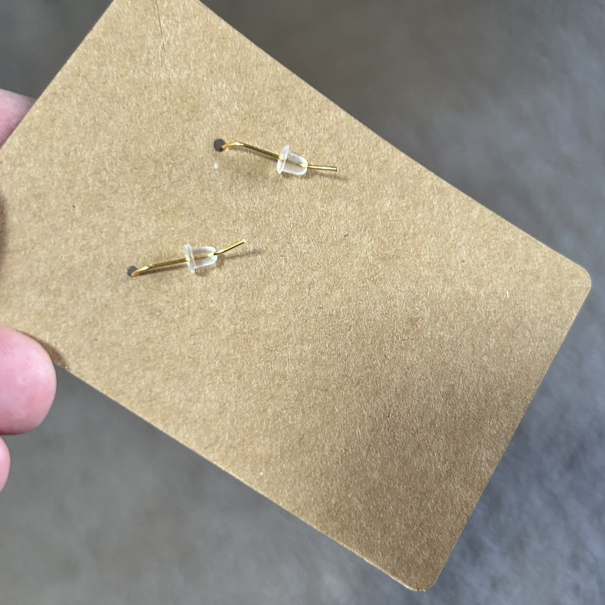 Handmade Handcrafted vintage bead cat eye glass earrings Size ONE SIZE - 4 Thumbnail