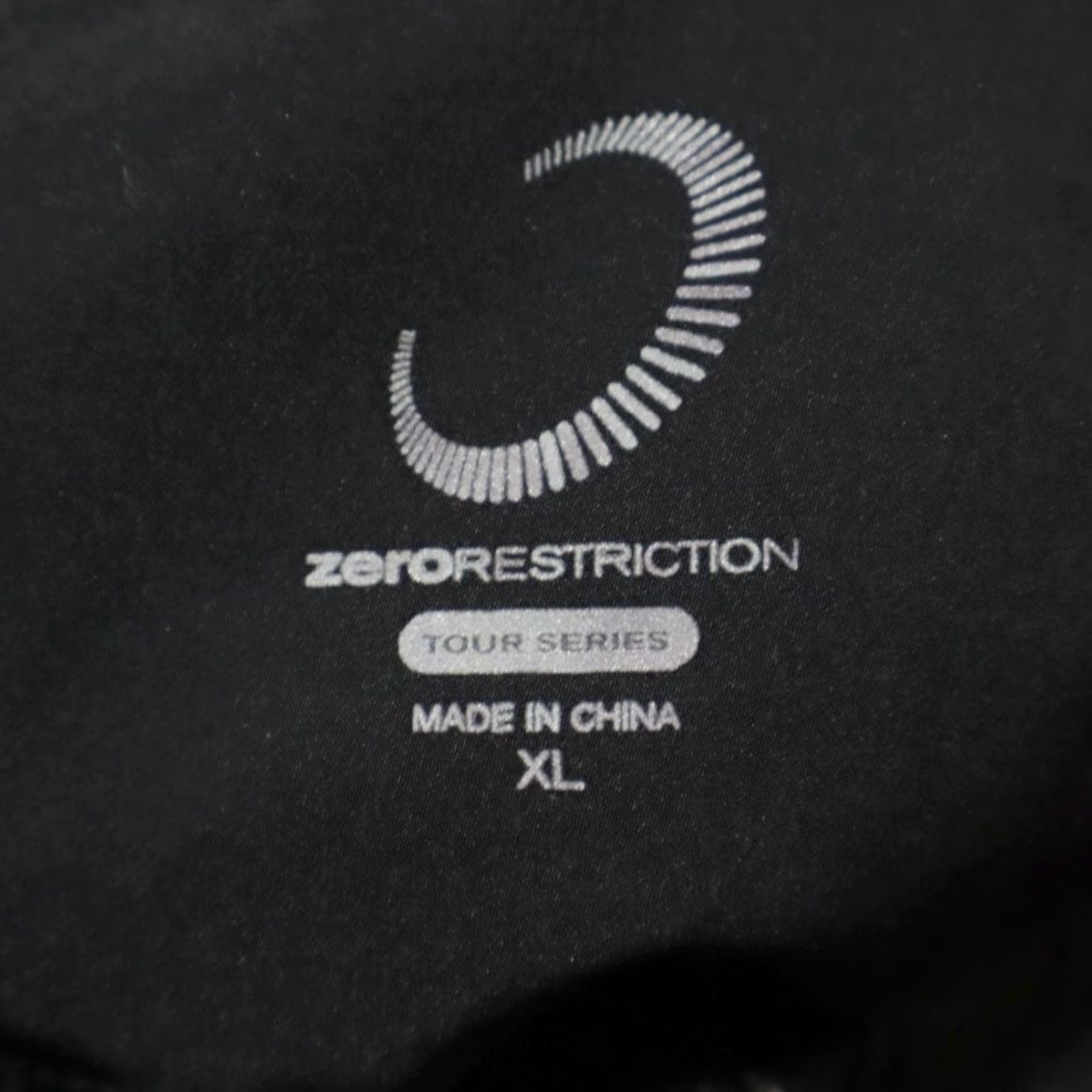Vintage Zero Restriction Windbreaker Golf Solid Mock Long Sleeve Jacket Black Men's XL Shirt Size US XL / EU 56 / 4 - 5 Thumbnail