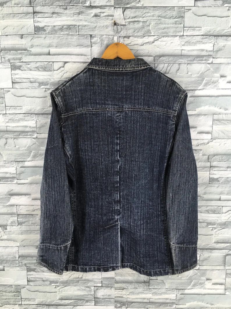 Takeo Kikuchi 90s Takeo Kikuchi distressed denim workwear jacket Size US L / EU 52-54 / 3 - 2 Thumbnail