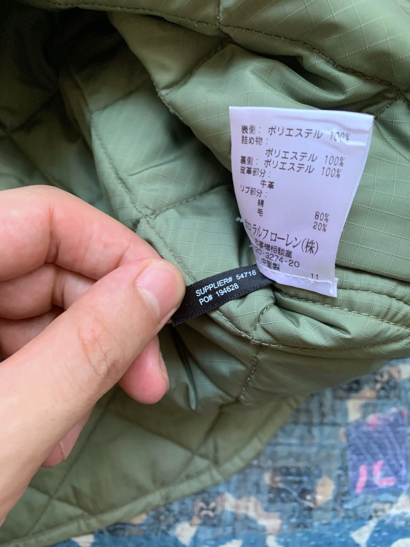 RRL Ralph Lauren RRL Diamond Quilted Leather-Paneled Vest M New Size US M / EU 48-50 / 2 - 6 Thumbnail