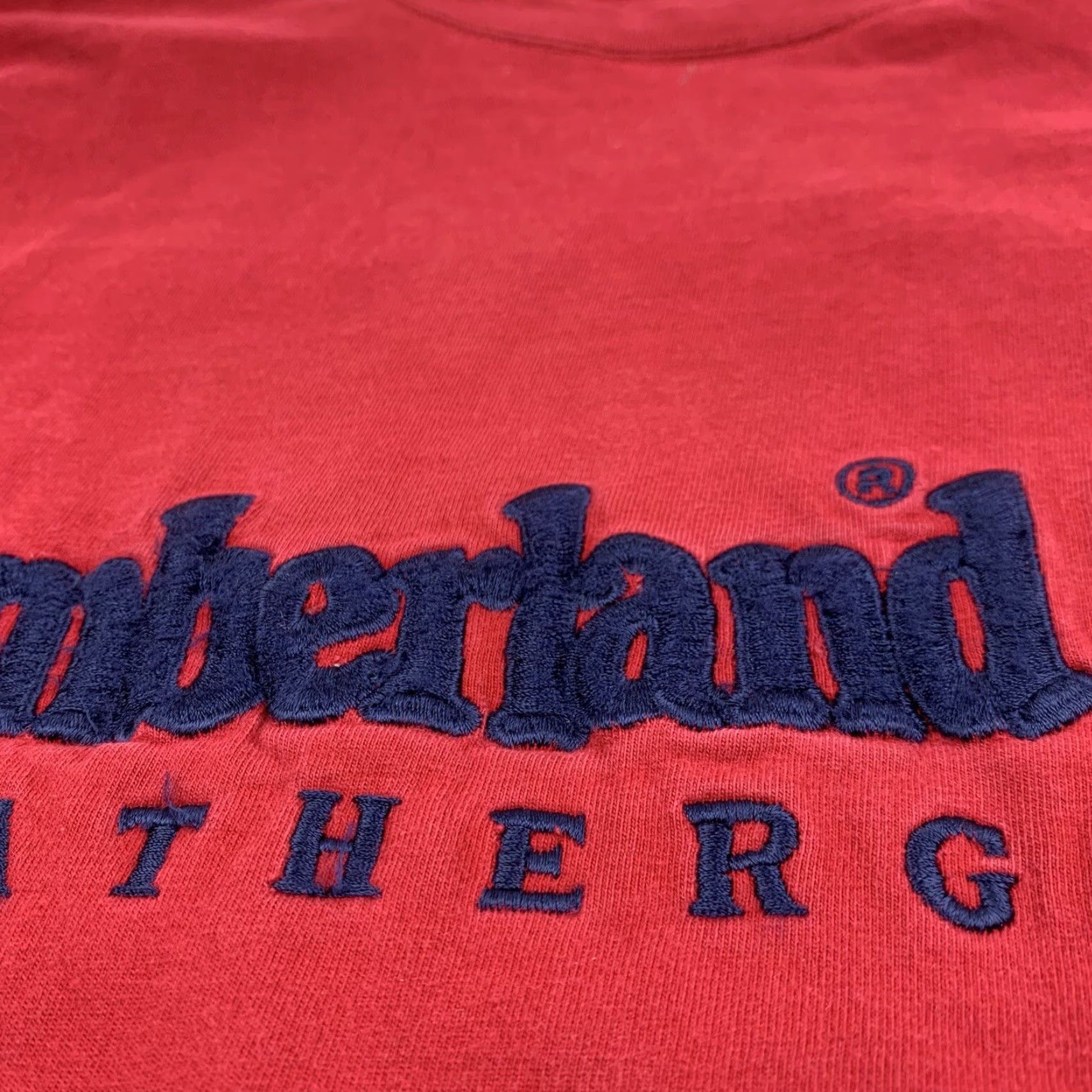 Timberland VINTAGE Timberland Shirt Adult L Red Embroidered Grunge Y2K American Men Size US L / EU 52-54 / 3 - 3 Thumbnail