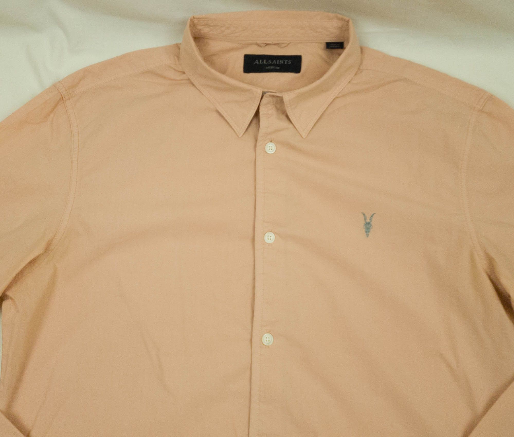 Allsaints MENS AllSaints SHIRT LONG SLEEVE COTTON SIZE M VGC Size US M / EU 48-50 / 2 - 4 Thumbnail