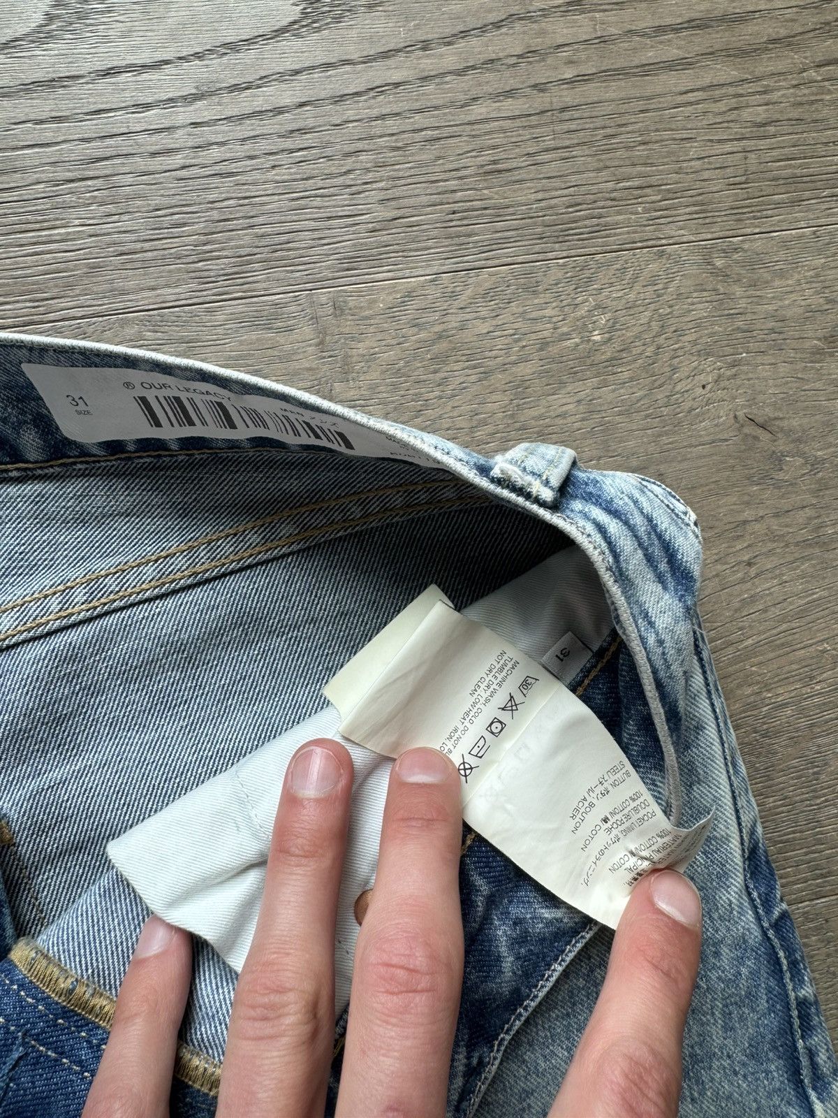 Our Legacy Our Legacy first cut denim Size US 31 - 3 Thumbnail