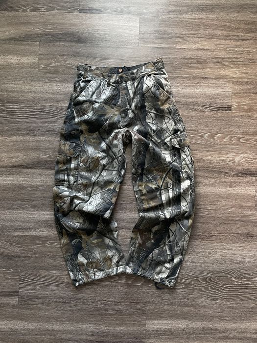 Vintage 🔥 Vintage Y2k Tree Camo Baggy Cargo Pants Streetwear 🔥 Grailed