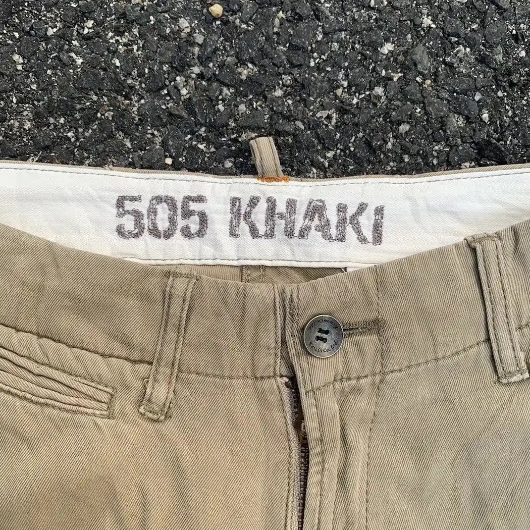 Edwin W31 L32 🔥Vtg Edwin Type 505 Khaki Cinch Back Trousers Pants Size US 31 - 5 Thumbnail