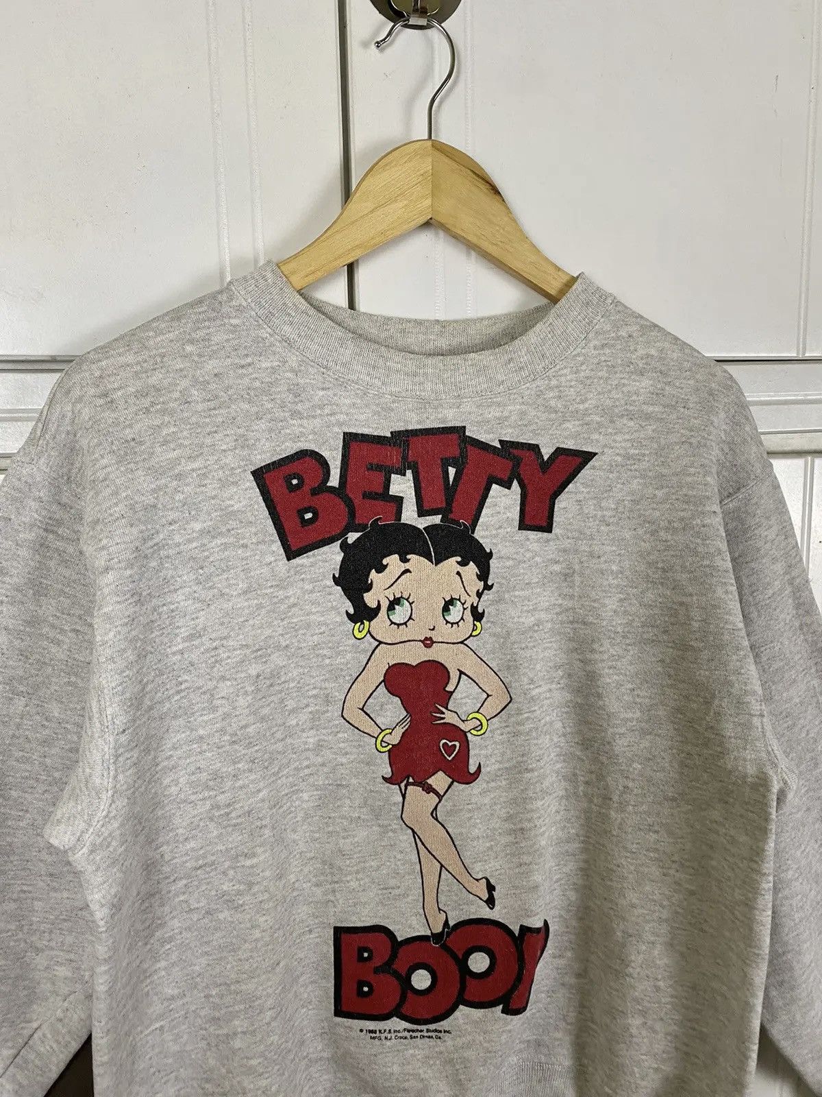 Cartoon Network Vintage Betty Boop Hanes Sweatshirt Size US M / EU 48-50 / 2 - 3 Thumbnail