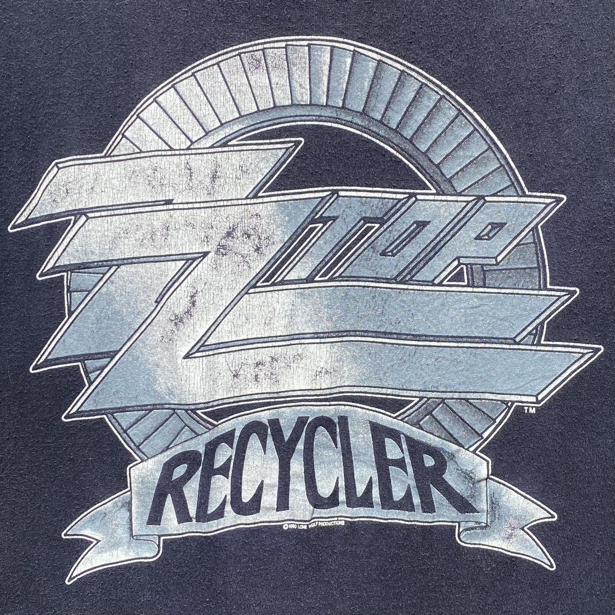 Band Tees × Vintage Vintage ZZ Top Recycler World Tour 1990 Shirt Distressed Size US S / EU 44-46 / 1 - 9 Thumbnail