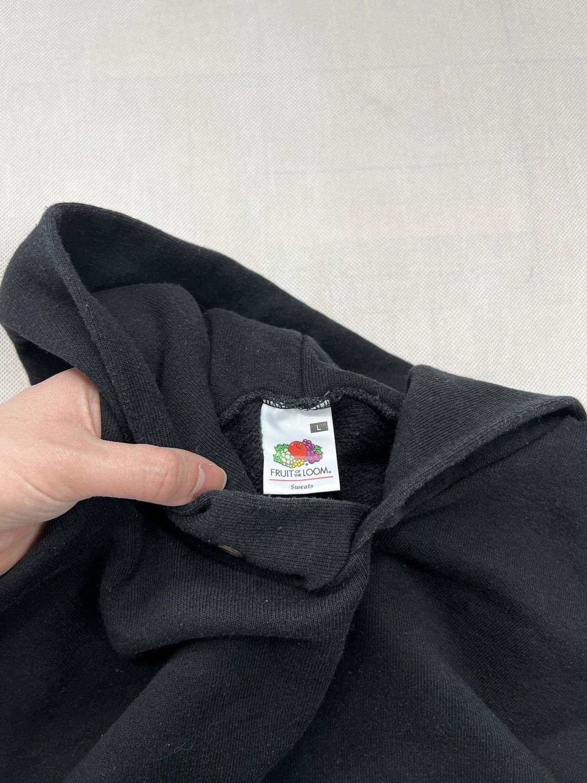 Vintage Hoodie Blank FOTL Vintage 90’s 00’s Kanye West Black Size US L / EU 52-54 / 3 - 2 Thumbnail