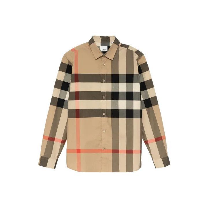 Burberry Burberry Burberry Color Block Long Sleeve Shirt for Men-25 Size US XXL / EU 58 / 5 - 1 Thumbnail