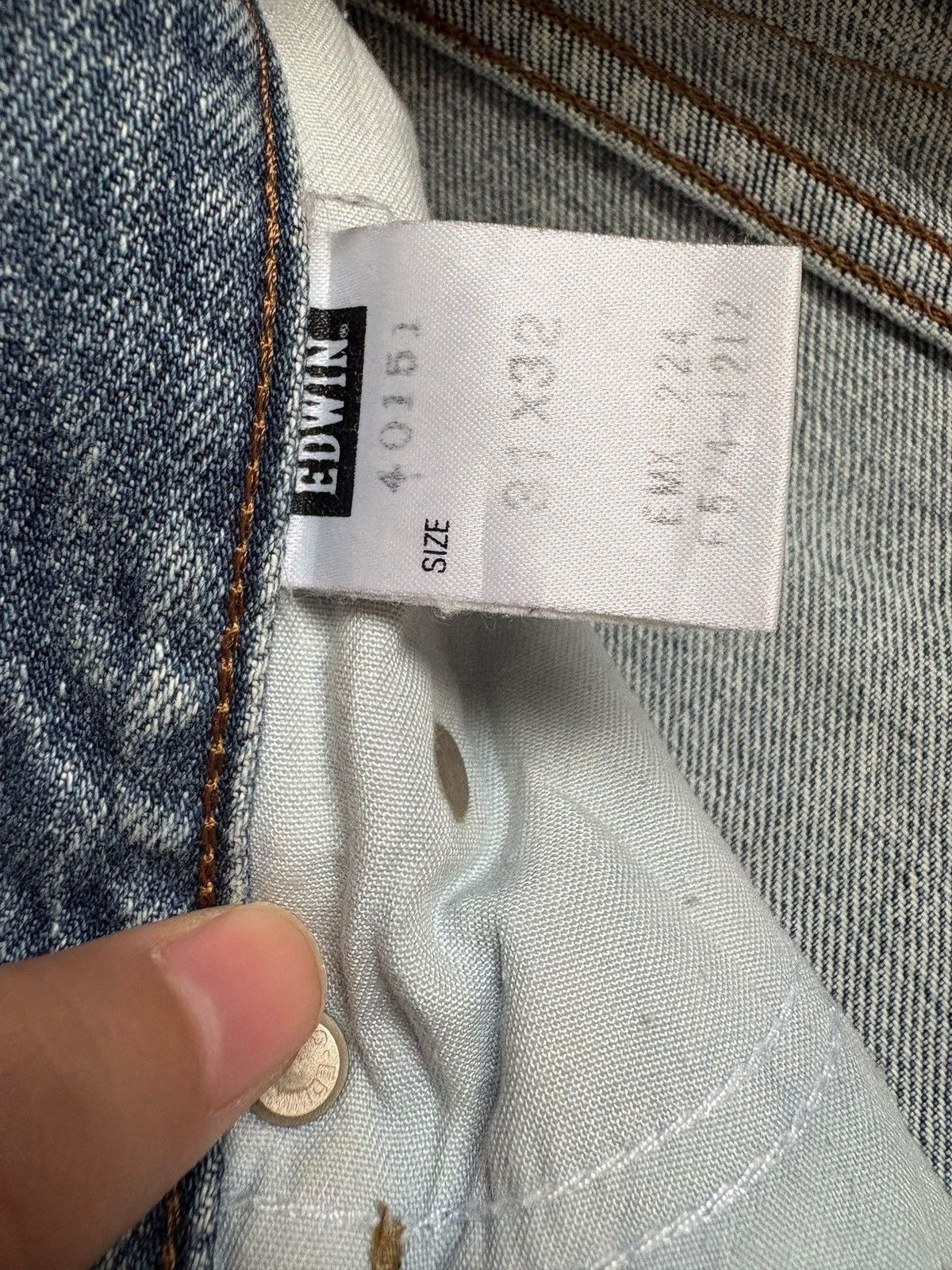Edwin × Japanese Brand Vintage Japanese Edwin Mud Wash Distressed Flare Jeans Size US 29 - 10 Thumbnail