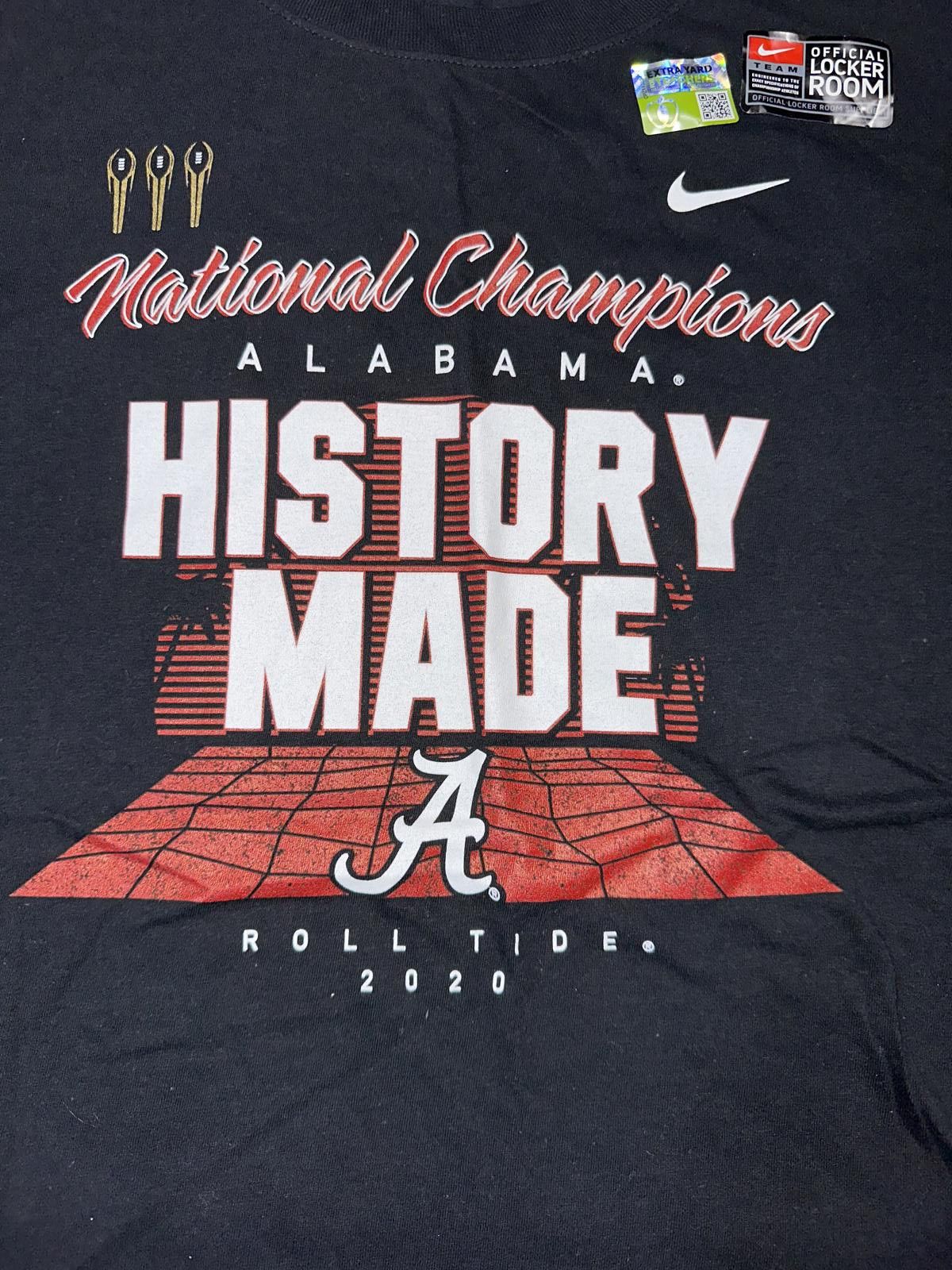 Nike Nike Men’s Crimson Tide College Football Playoff 2020 National Champions T-Shirt Size US L / EU 52-54 / 3 - 2 Thumbnail