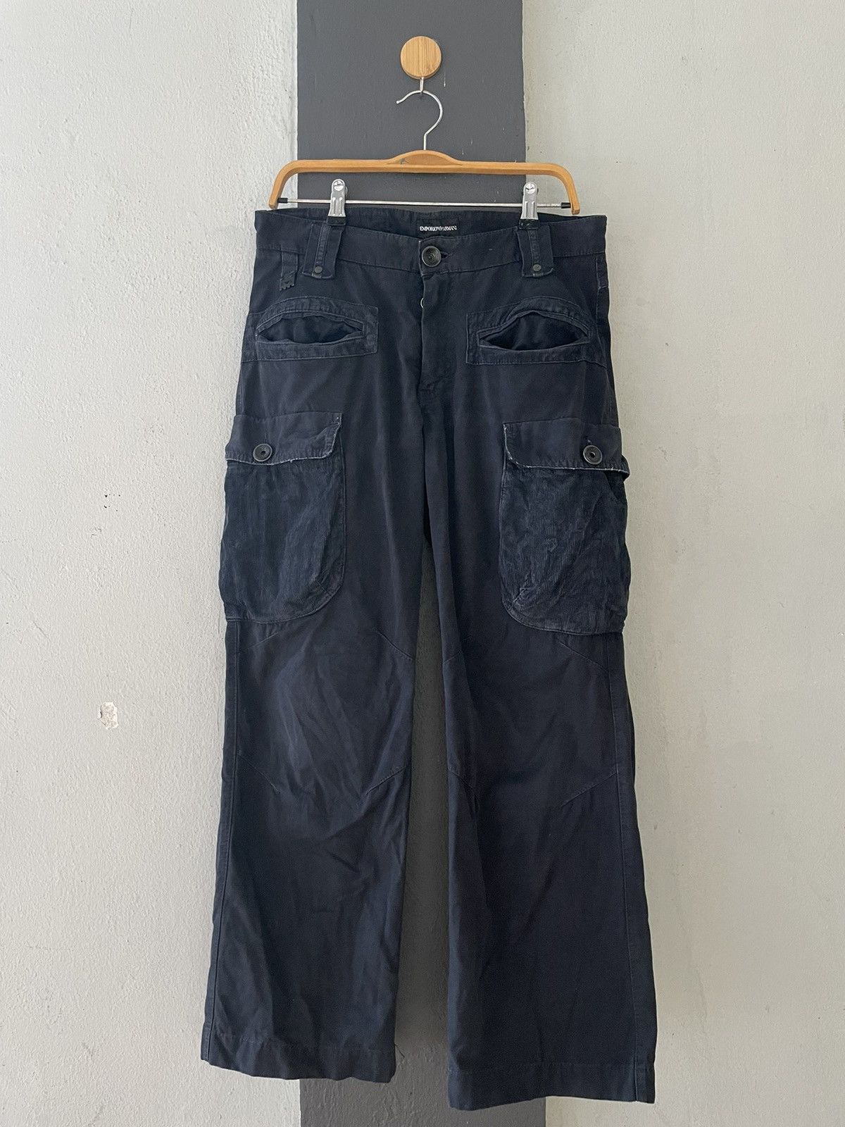 Emporio Armani 90’ Emporio Armani Double Pocket Corduroy Pants Size US 32 / EU 48 - 1 Thumbnail
