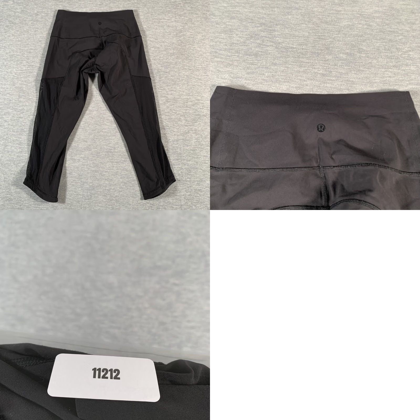 Lululemon Lululemon Pants Womens 6 Black Crop High Rise Leggings Yoga Pocket Athletic Gym Size 28" / US 6 / IT 42 - 8 Thumbnail