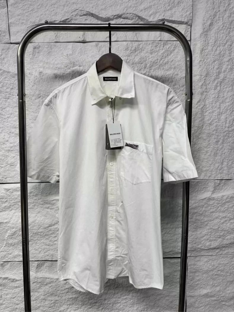 Balenciaga Balenciaga size 37 Embroidered Coke Short Sleeve Shirt Size US XS / EU 42 / 0 - 1 Thumbnail