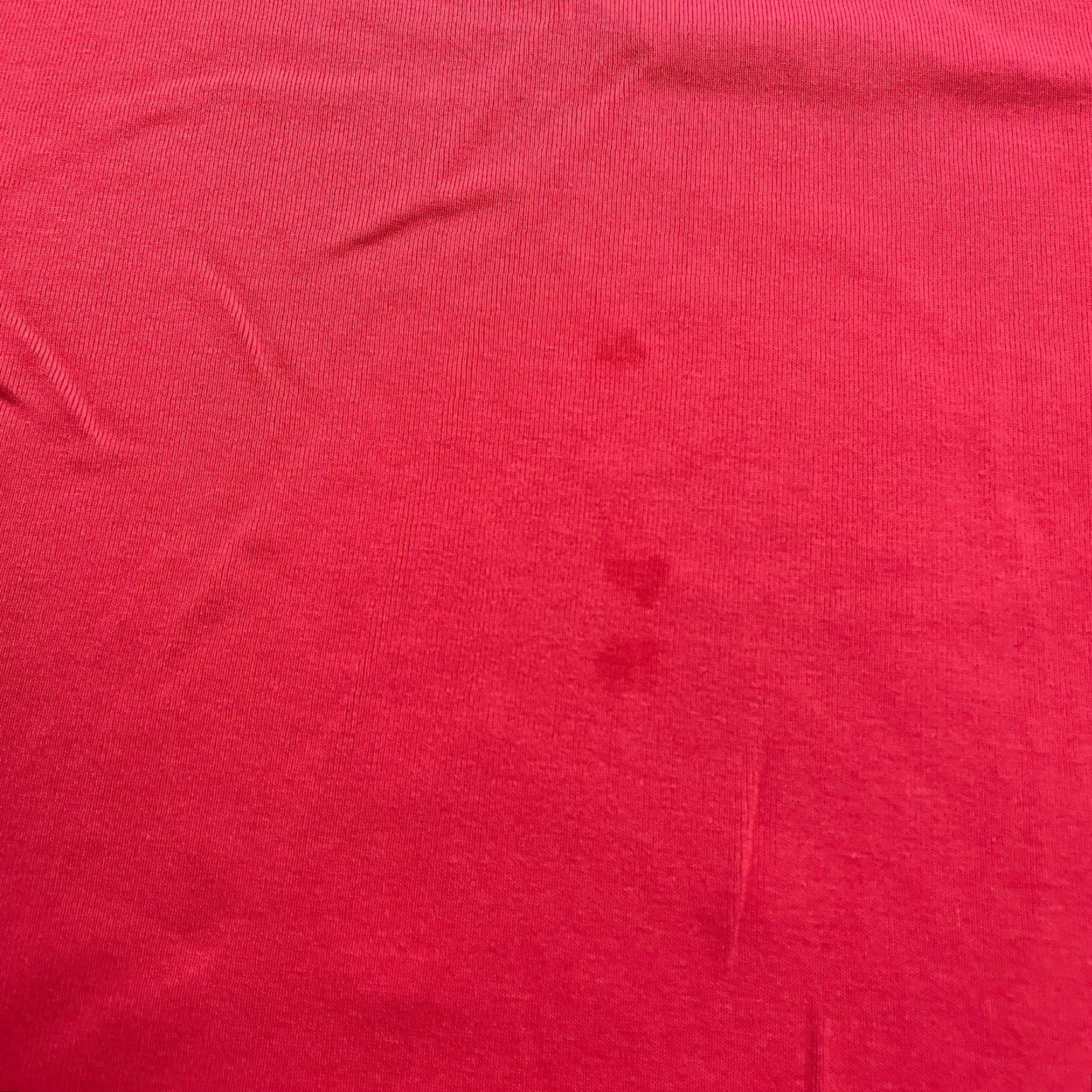 Lands' End Lands' End Women Basic Tank 24/26W Red Mock Neck Cotton Classic Casual Size 4XL / US 24-26 - 3 Thumbnail