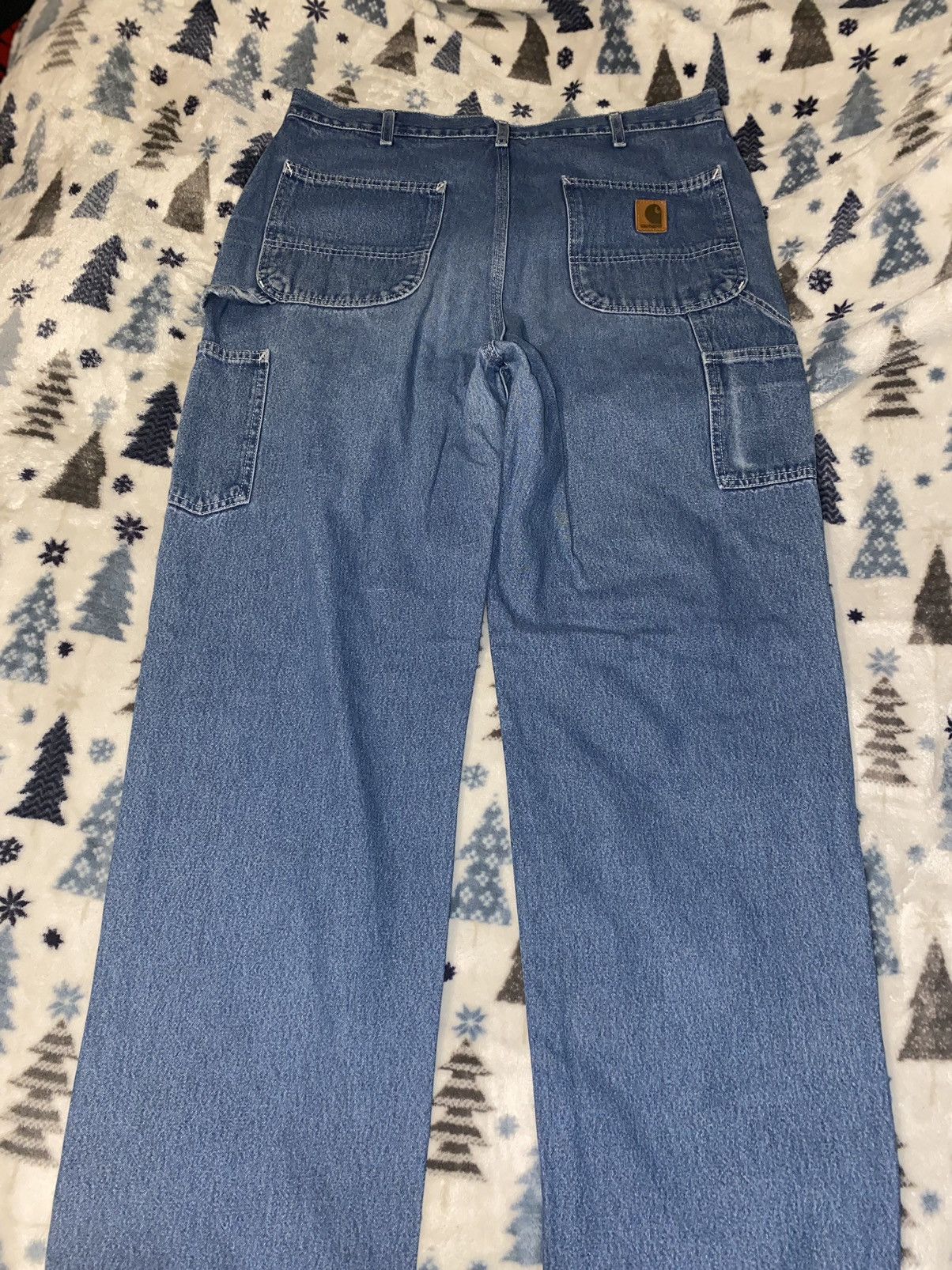 Carhartt × Vintage 36/36 Carhartt Blue Jeans Size US 36 / EU 52 - 9 Thumbnail