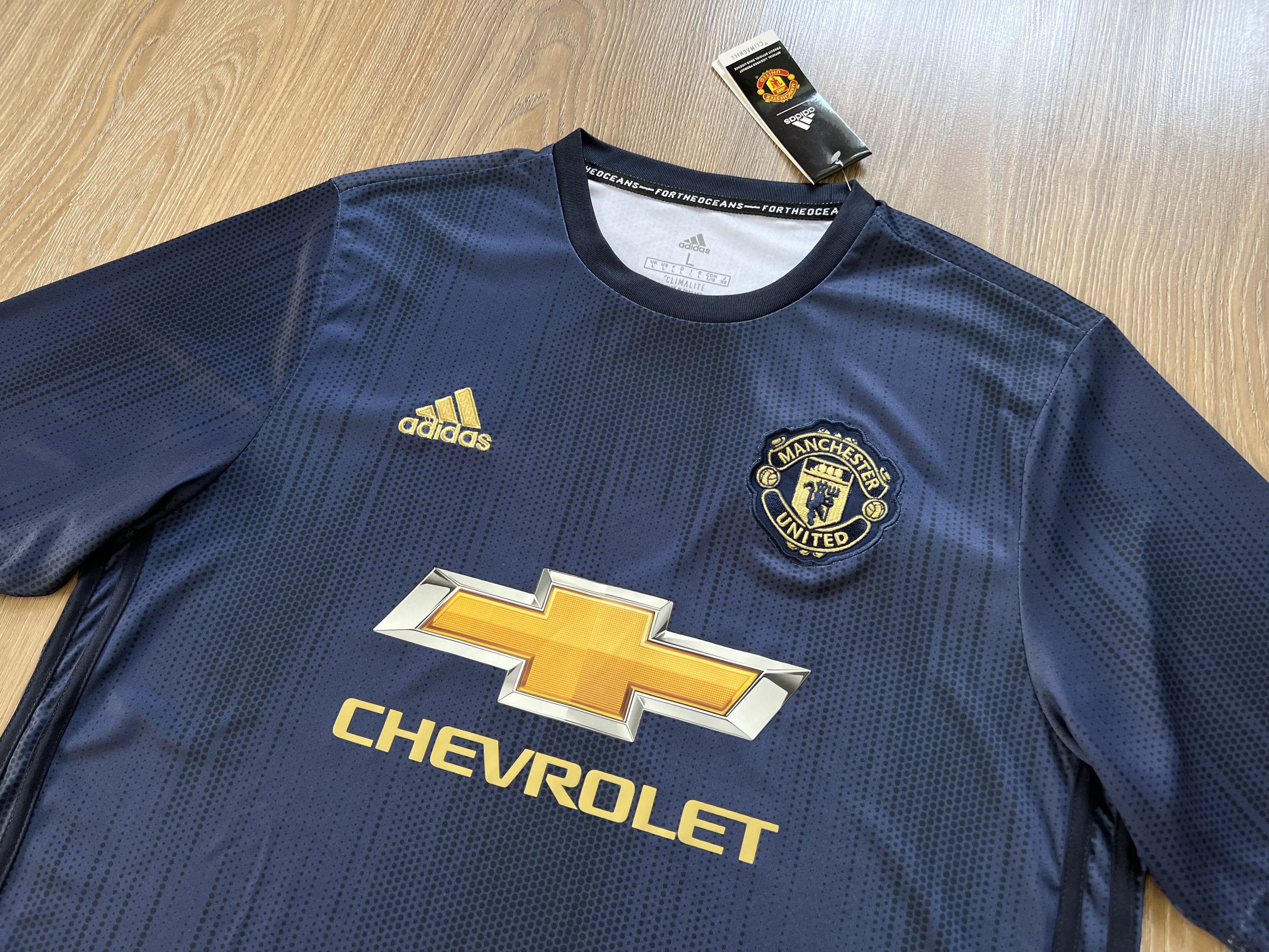 Adidas Adidas Manchester United Third Shirt 2018-2019 Size US L / EU 52-54 / 3 - 4 Thumbnail