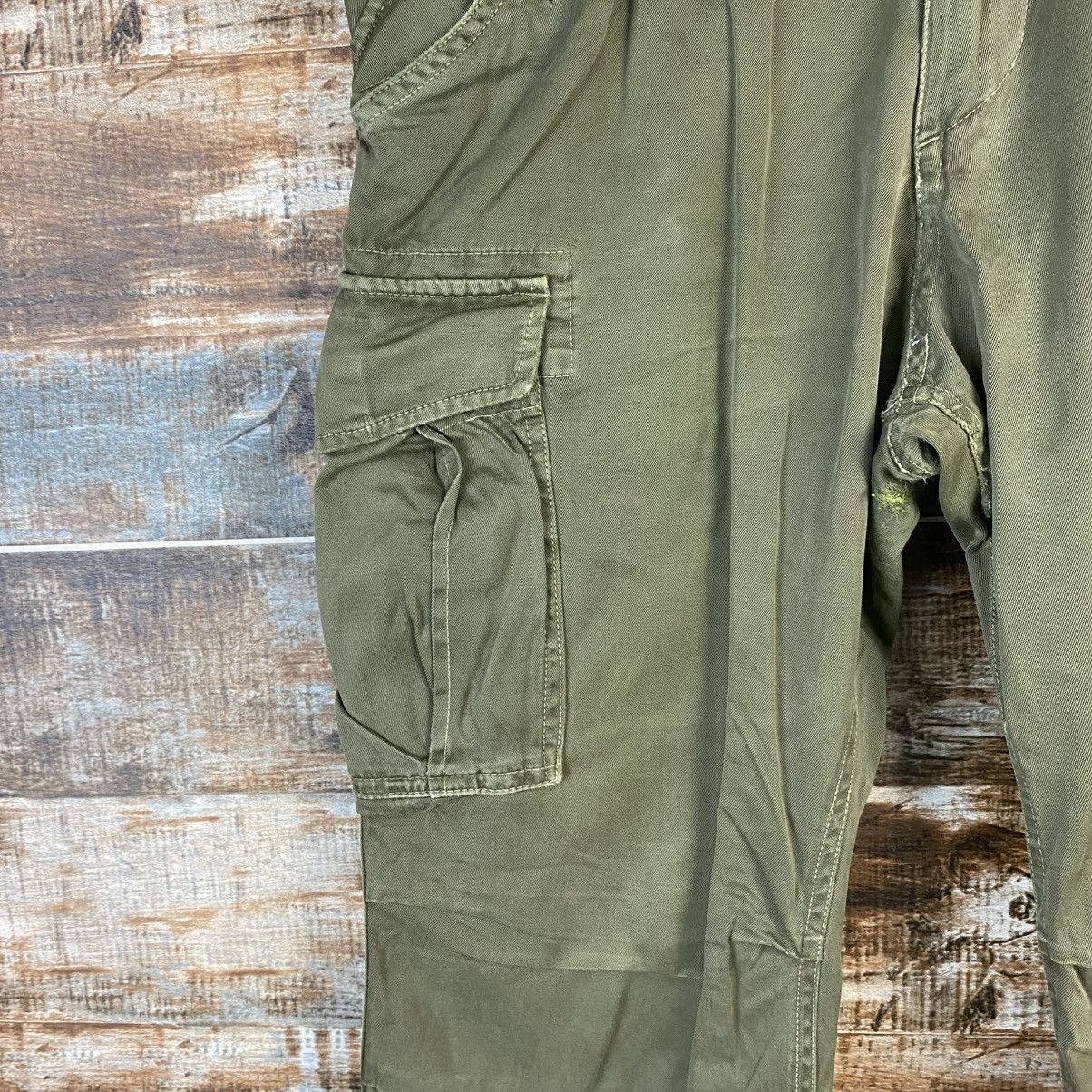 Global Work DL Global Work Green Cargo Multipocket Pants #C973 Size US 30 / EU 46 - 10 Thumbnail