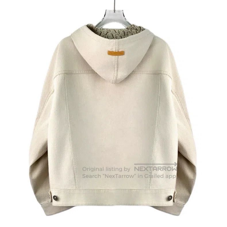 Dior Dior Beige inner logo full print cotton hooded long-sleeve Size XS / US 0-2 / IT 36-38 - 2 Thumbnail