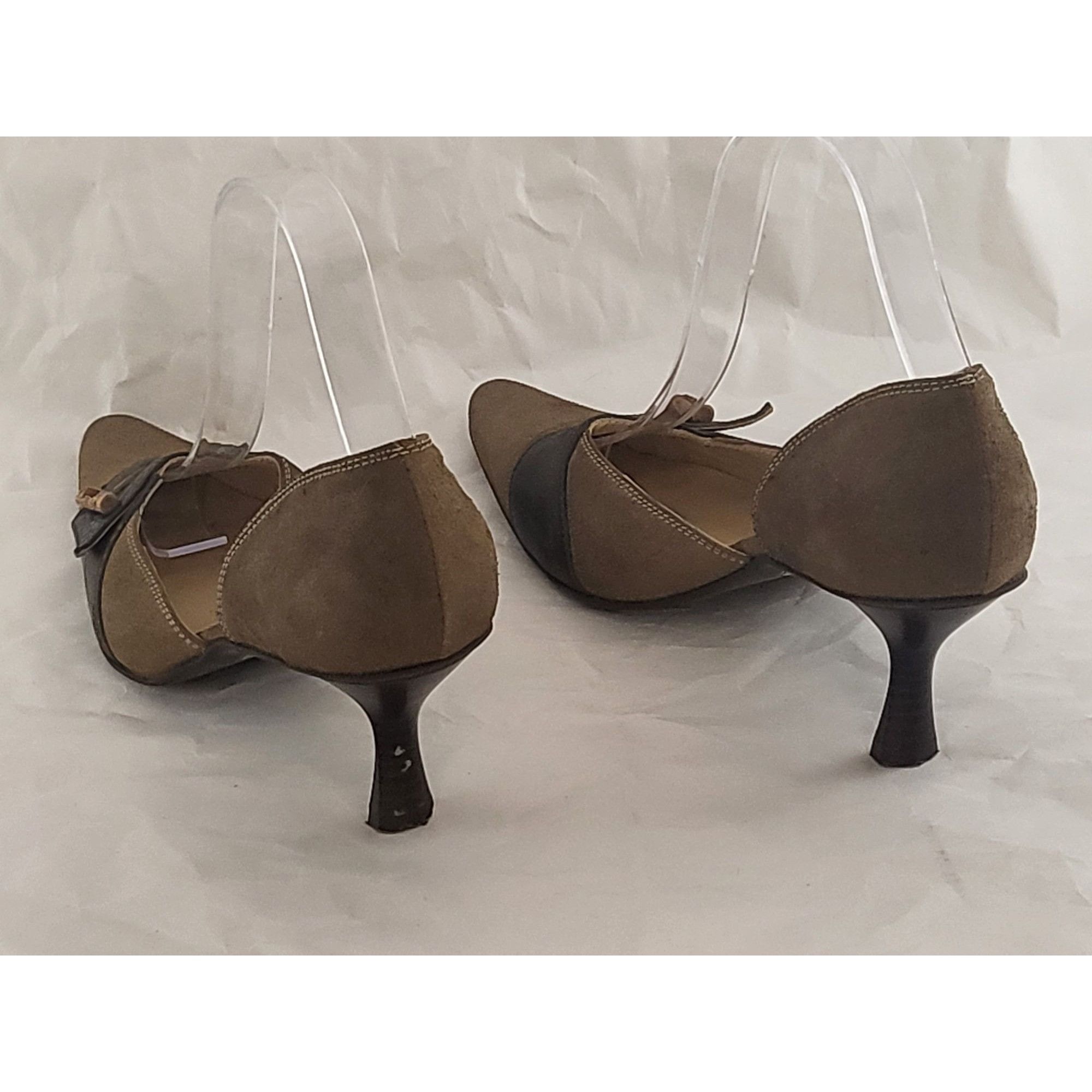 Designer Dirndl + Bua Attersee Suede Leather Sz 38 1/2 EU 6.5 US Kitt Size US 6.5 / IT 36.5 - 2 Thumbnail