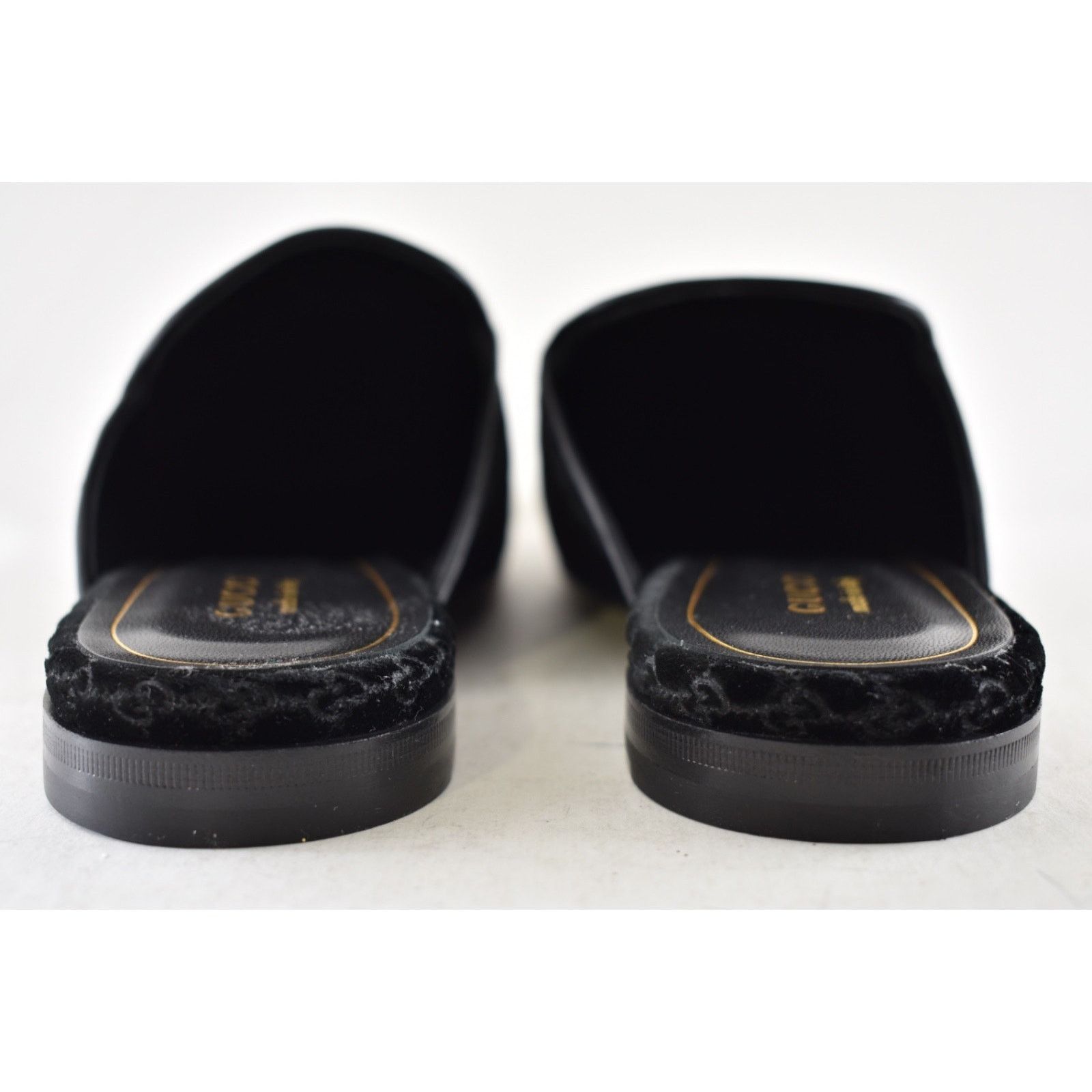 Gucci Gucci Princetown Velvet GG Black Backless Mule Flat 41 Size US 11 / IT 41 - 18 Thumbnail