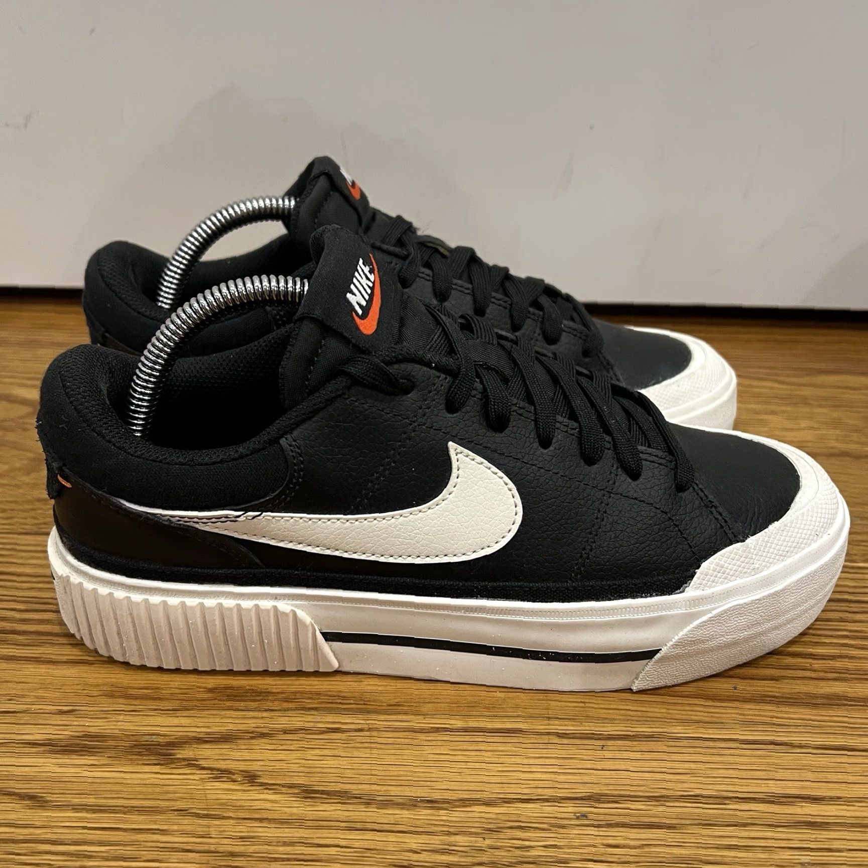 Nike Nike Women Court Legacy Lift Black Sail White Size 8.5 DM7590 001 Size US 9 / IT 39 - 5 Thumbnail