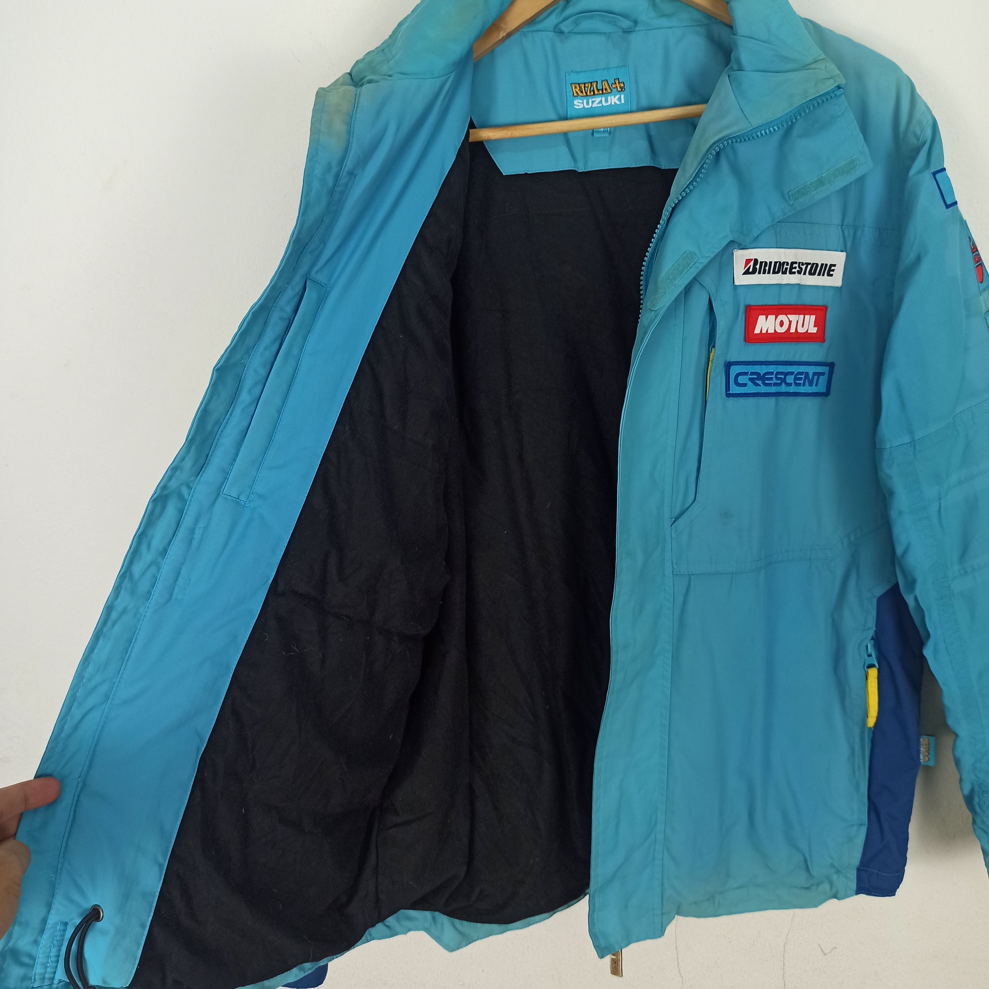 Indian Motorcycle Rare Sun Faded Suzuki Rizla Racer Jacket Motorcycle Size US S / EU 44-46 / 1 - 9 Thumbnail