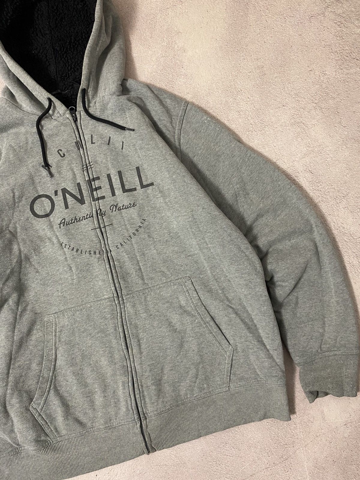 Japanese Brand × O'Neill Vintage Oneill fur distressed faded hoodie Size US L / EU 52-54 / 3 - 3 Thumbnail