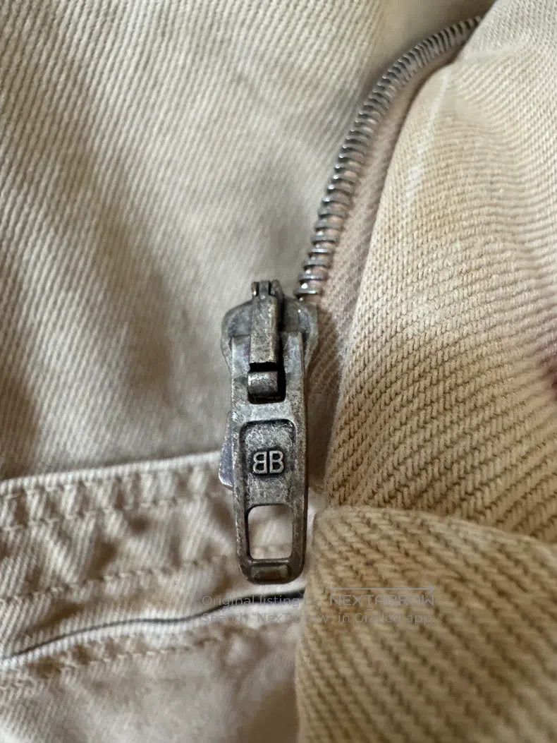 Balenciaga Balenciaga Distressed denim work jacket Size US S / EU 44-46 / 1 - 6 Thumbnail
