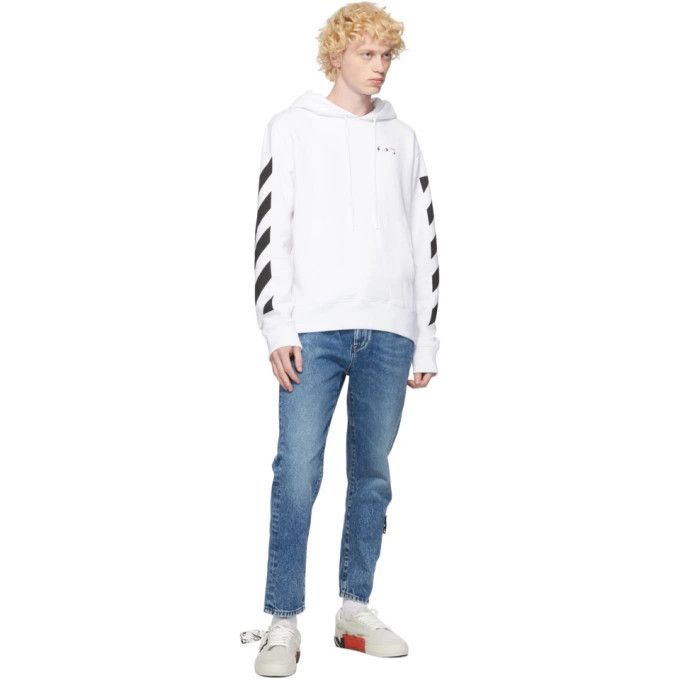 Off-White White Pencil Arch Arrows Logo Hoodie Size US M / EU 48-50 / 2 - 4 Thumbnail