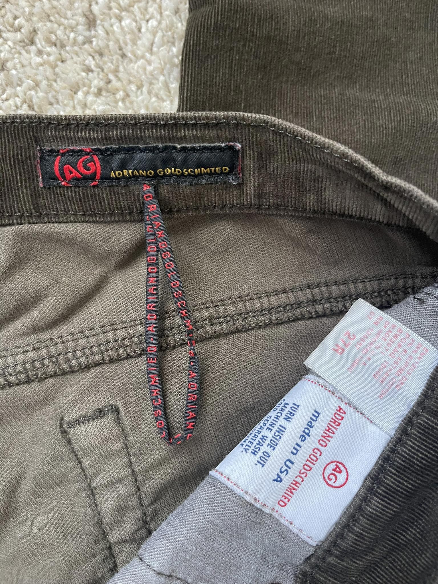 AG Adriano Goldschmied AG Jeans the Willow Brown Corduroy Pants Size 27" / US 4 / IT 40 - 4 Thumbnail
