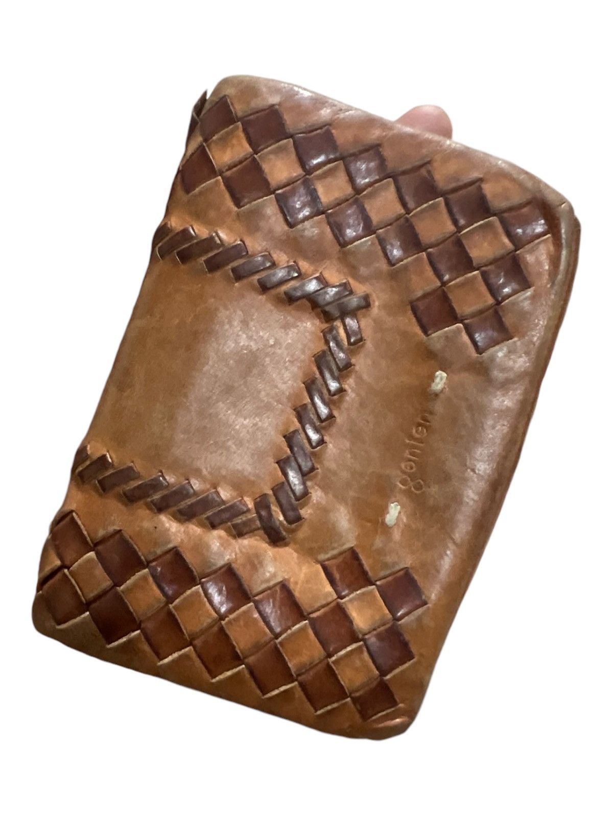 Genuine Leather × Redmoon Japan Craft Leather Genten Intrecciato Bi Fold Wallets Clasp Size ONE SIZE - 7 Thumbnail