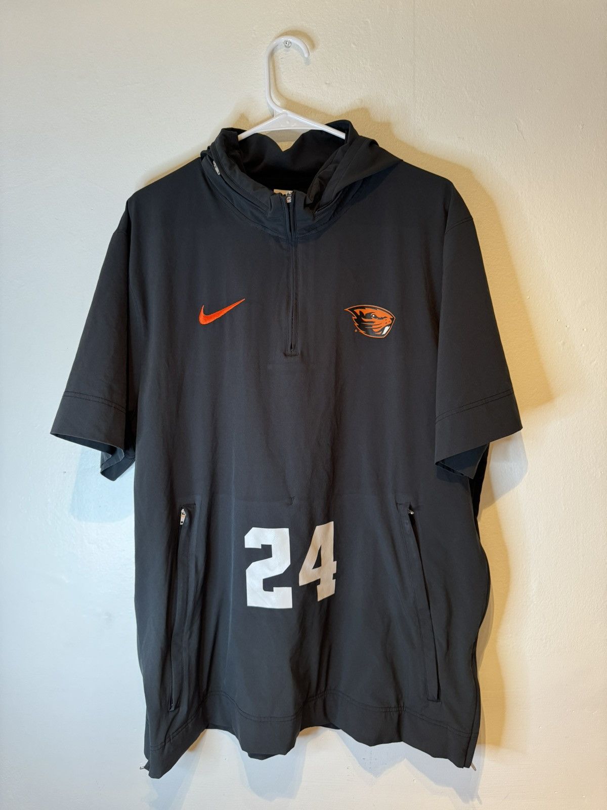 Nike Nike Woven Player Issue HOT Jacket Short-Sleeve Sz L Size US L / EU 52-54 / 3 - 1 Thumbnail