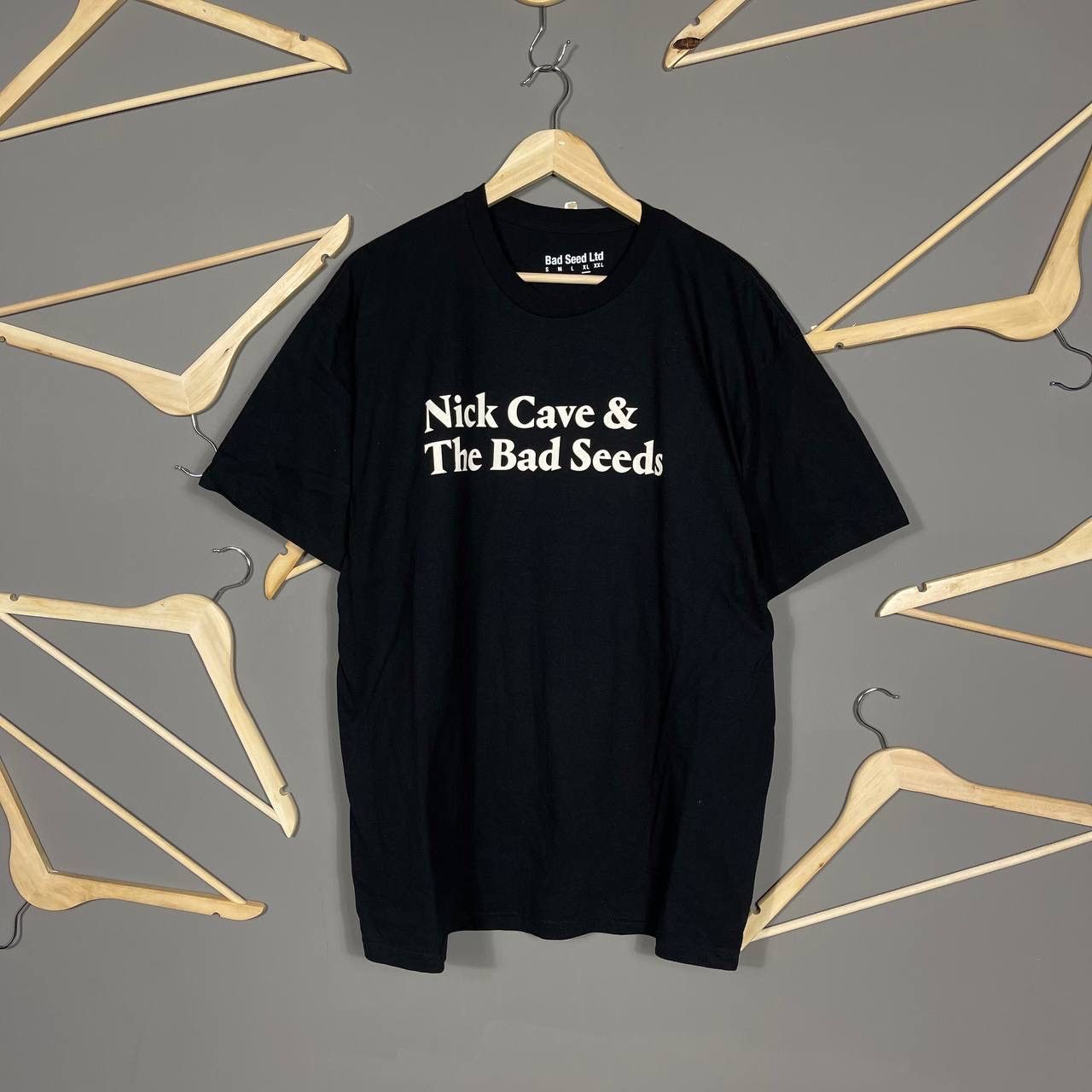 image of Band Tees x Rock T Shirt Nick Cave And The Bad Seeds Band T-Shirt in Black, Men's (Size XL)