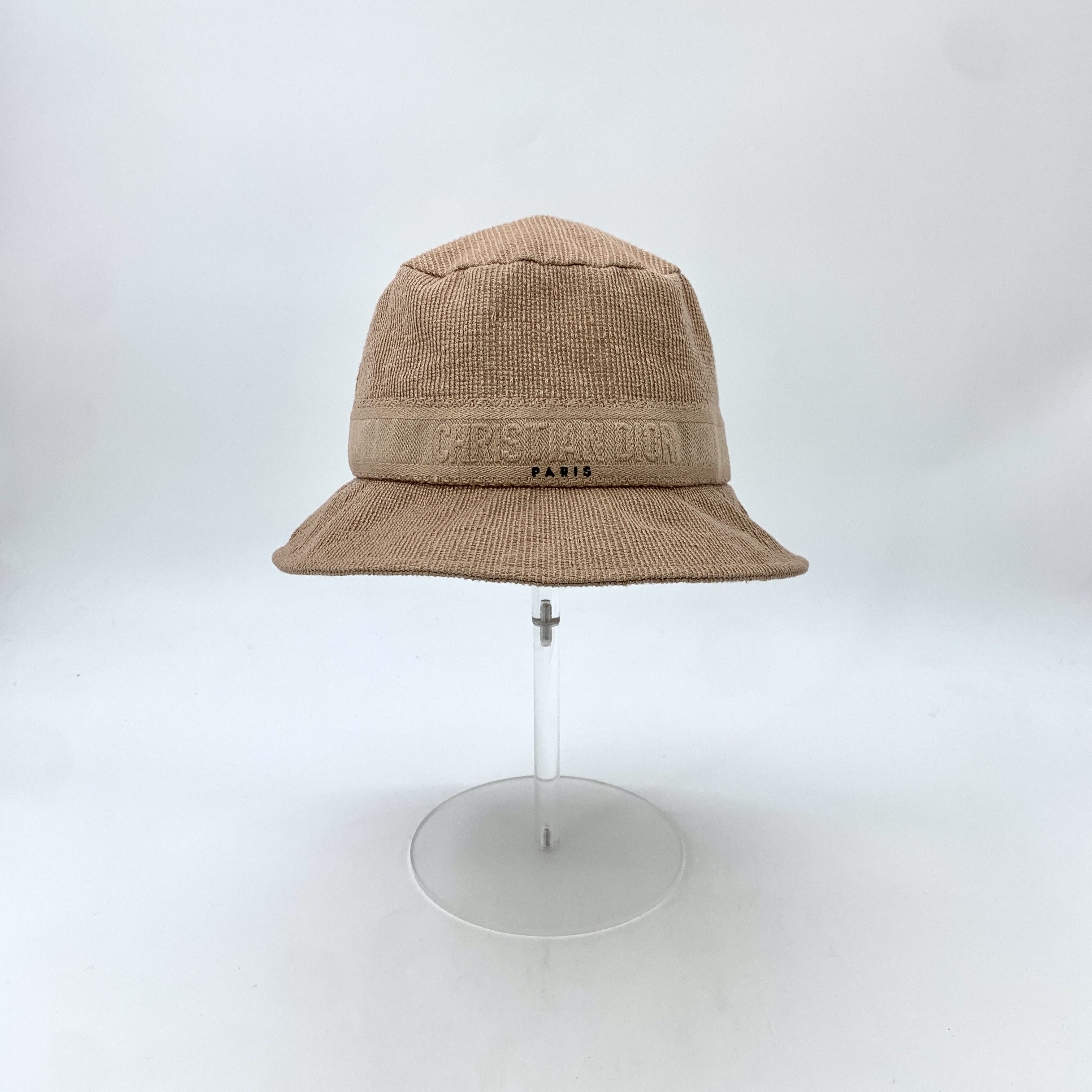 Dior Christian Dior Hat – Brown Logo Bucket Hat (Size 61cm) Size ONE SIZE - 7 Thumbnail