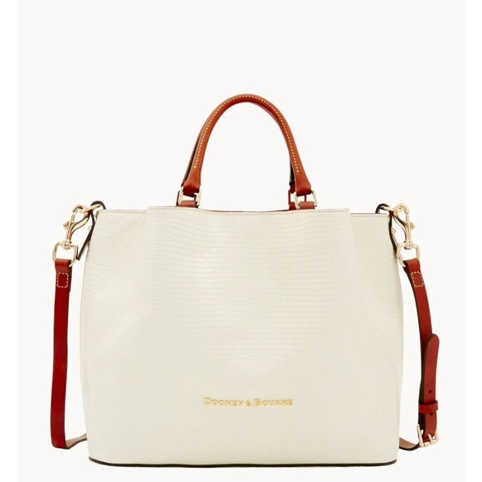 Dooney & Bourke Dooney & Bourke Embosed Lizard Large Barlow Bone Bag B000540 Size ONE SIZE - 2 Thumbnail