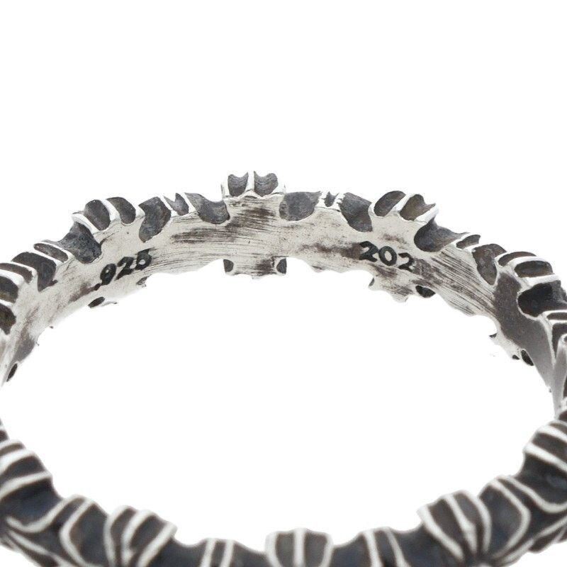 Chrome Hearts Chrome Hearts Tiny ECH Plus Band Silver Ring Size ONE SIZE - 4 Thumbnail
