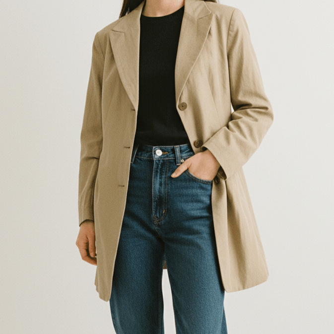 S/S 2011 Jil Sander x Uniqlo Blazer Long Work Wear Jacket
