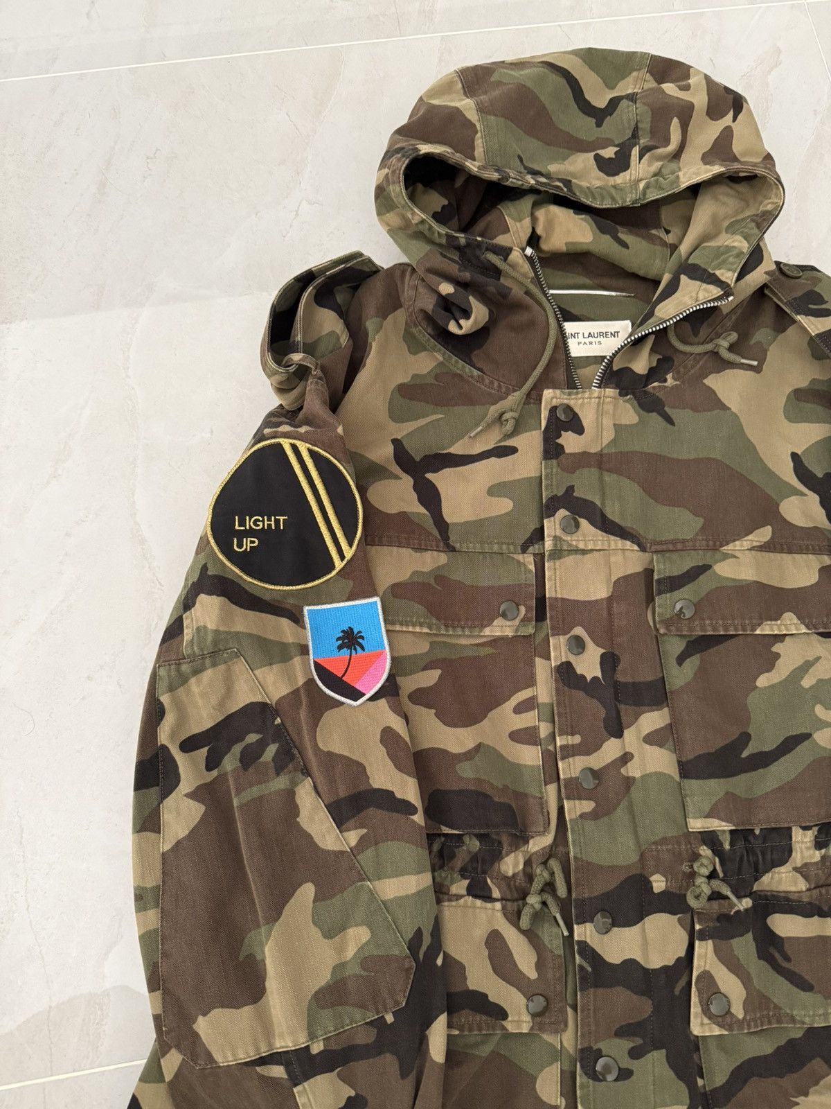 Saint Laurent Paris Saint Laurent Paris SS16 Rocket Parka Sz.52 Size US L / EU 52-54 / 3 - 3 Thumbnail