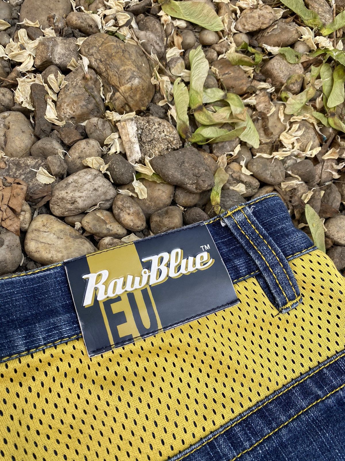 Designer × Vintage Raw Blue Hip Hop NBA Baggy Y2K Skate Jeans Size US 30 / EU 46 - 4 Thumbnail