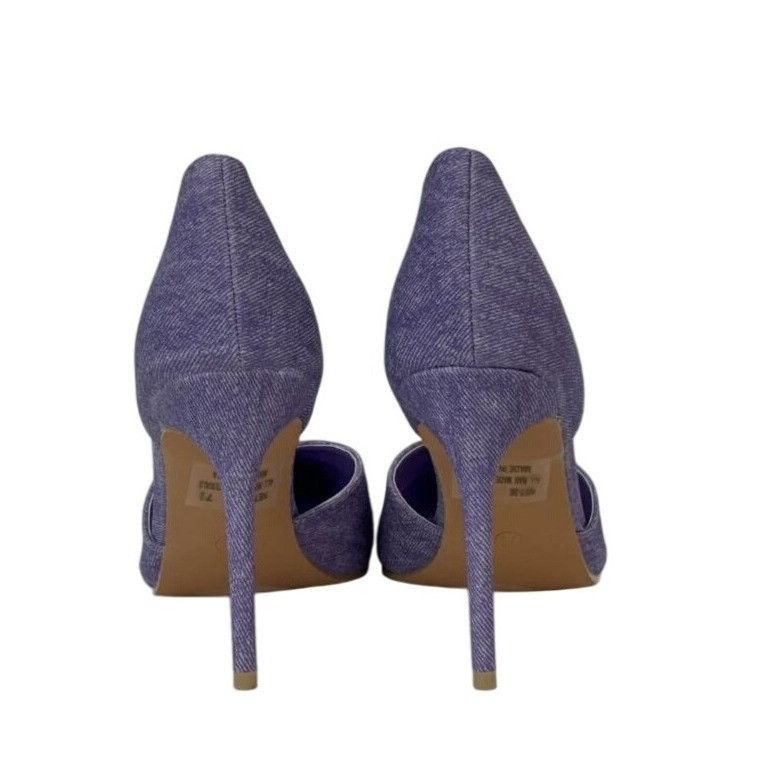 Other KAYLEEN / Net-26 / Purple / Rhinestone / Pointed-Toe High He Size US 7.5 / IT 37.5 - 4 Thumbnail