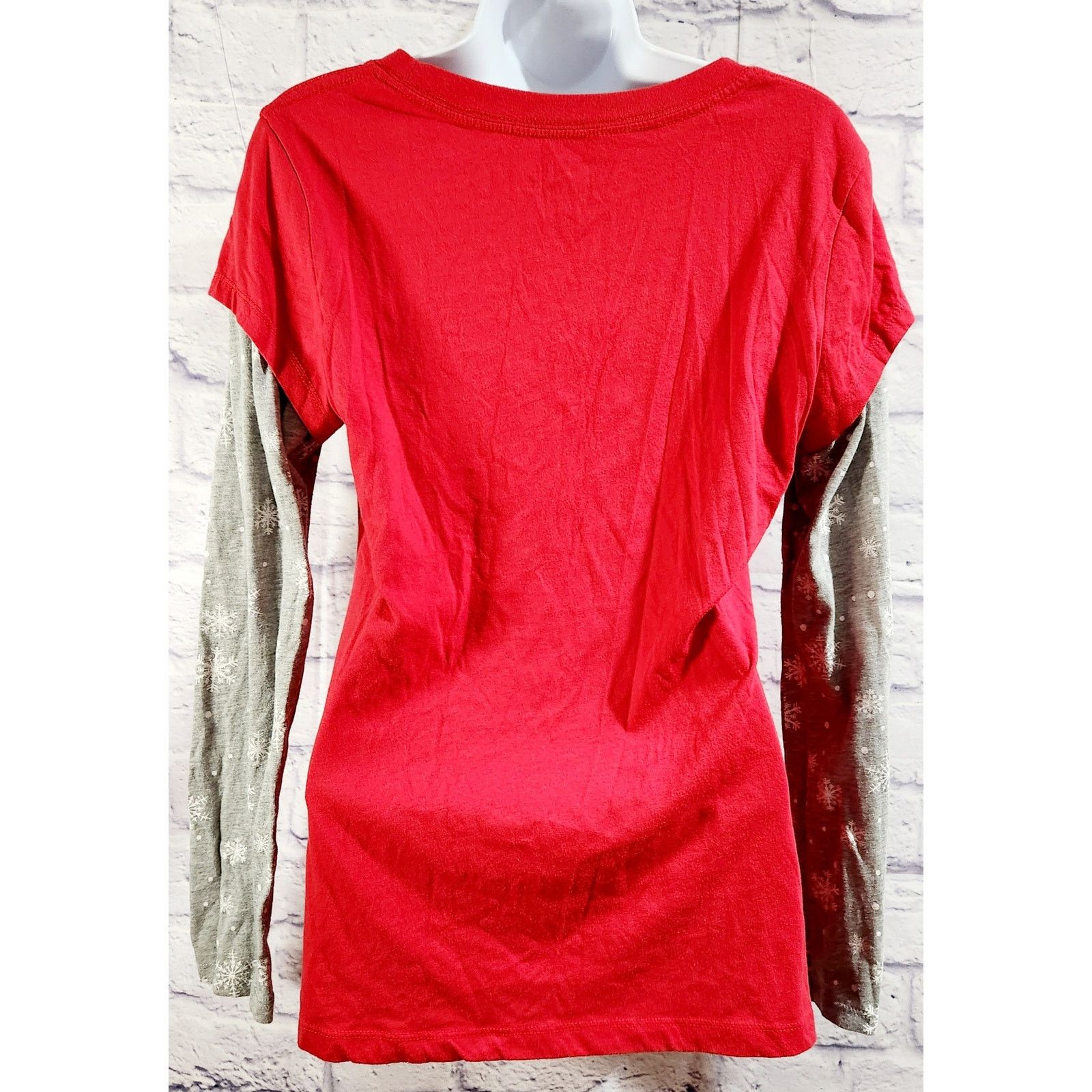 Other Wound Up Red Gray Be Naughty Save Santa A Trip Top XL 15 17 Size XL / US 12-14 / IT 48-50 - 3 Thumbnail