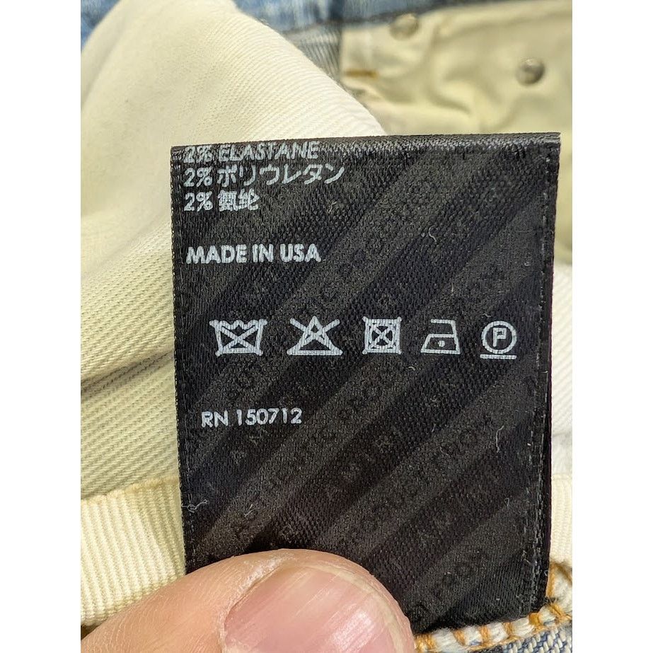 Amiri o1rshd1 MX1 Plaid Jeans in Clay Indigo Size US 36 / EU 52 - 21 Thumbnail