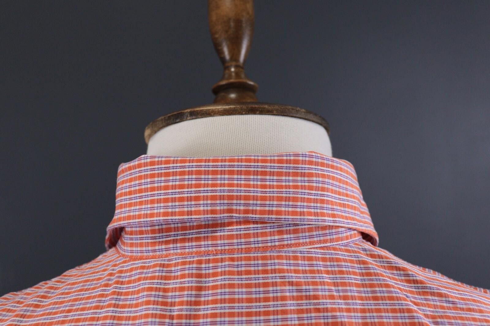 Designer Hackett London Red Oxford Classic Shirt Size M Size US M / EU 48-50 / 2 - 11 Thumbnail