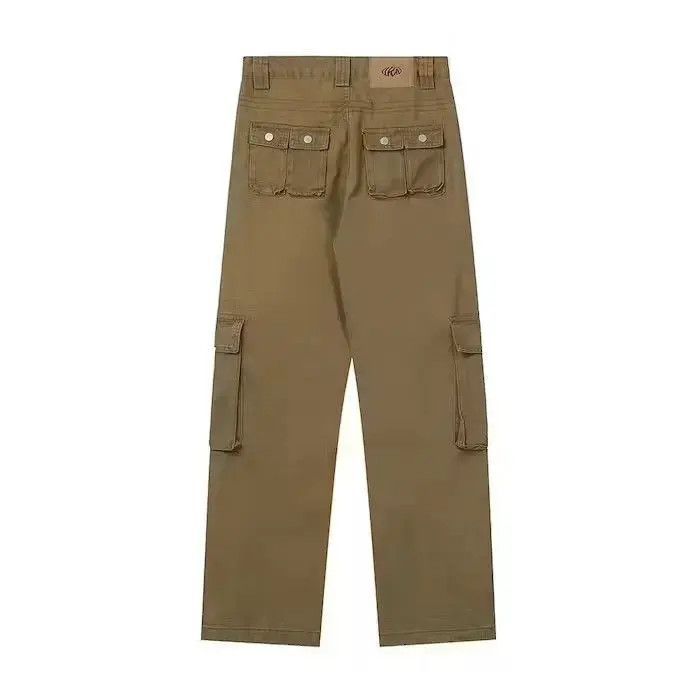 Japanese Brand Streetwear Y2K Straight Cargo Pant Size US 28 / EU 44 - 3 Thumbnail