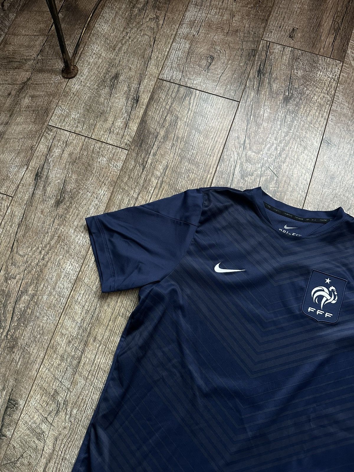 Nike Nike France National Team Training Y2K Jersey Size US L / EU 52-54 / 3 - 3 Thumbnail